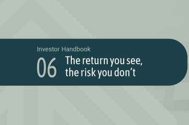 Chapter 6 The return you see, the risk you don't